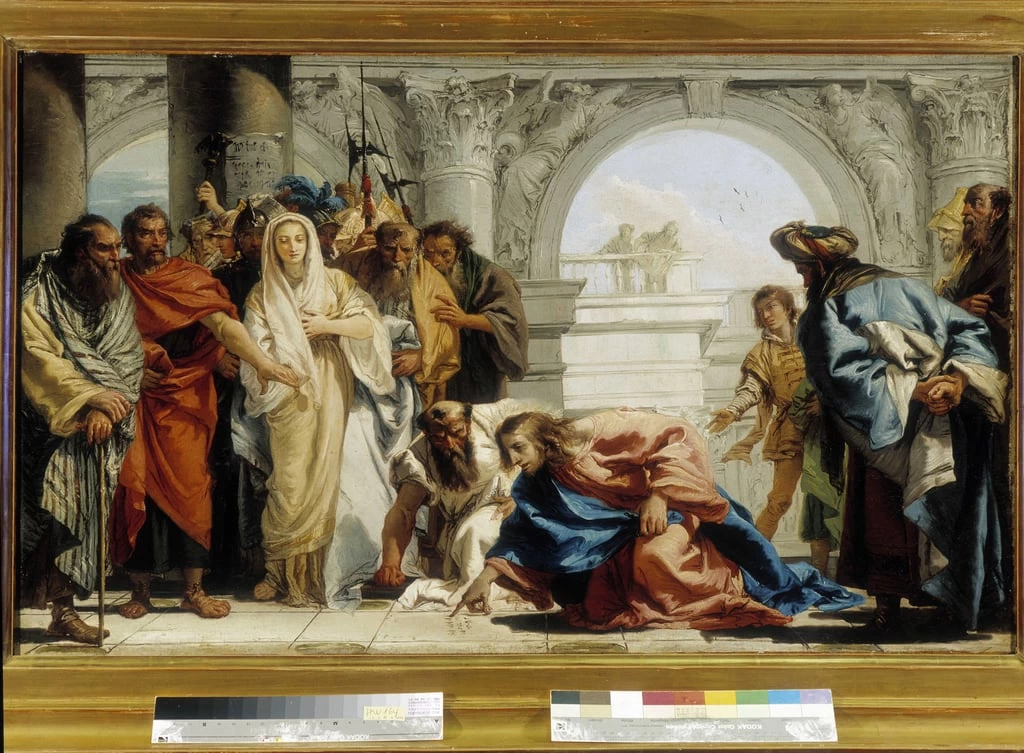 Cristo e l'adultera - Palais de Longchamp, Marseille